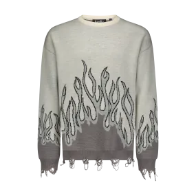 UP IN FLAMES SWEATER