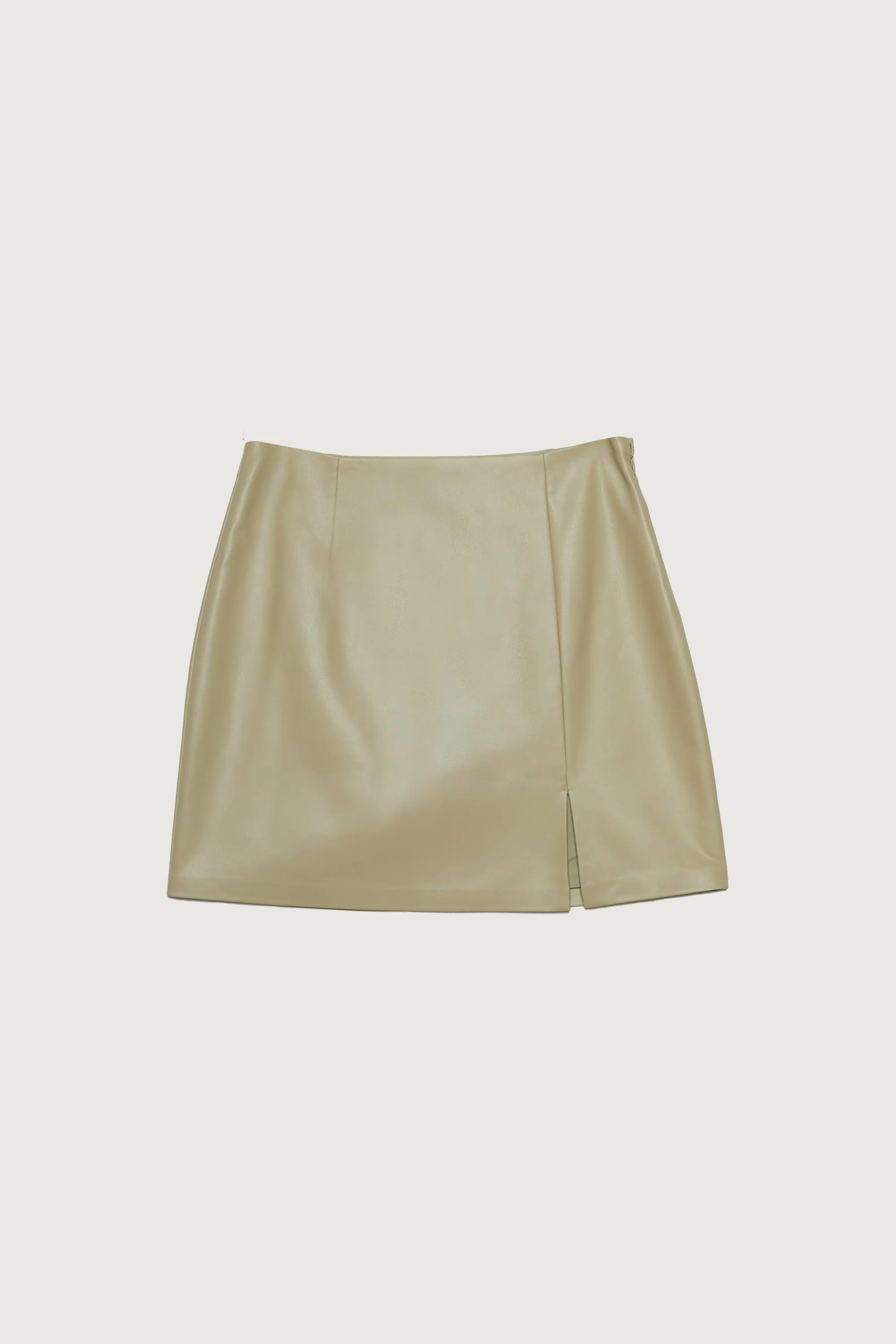 VEGAN LEATHER MINI SKIRT