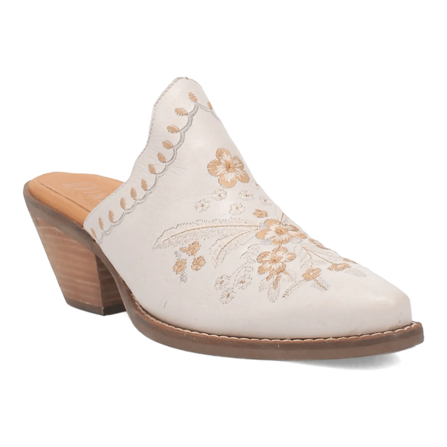 WILDFLOWER LEATHER MULE