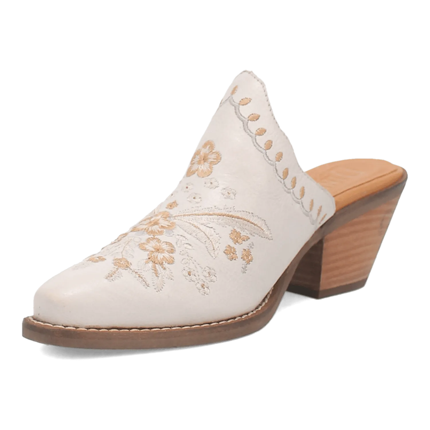 WILDFLOWER LEATHER MULE