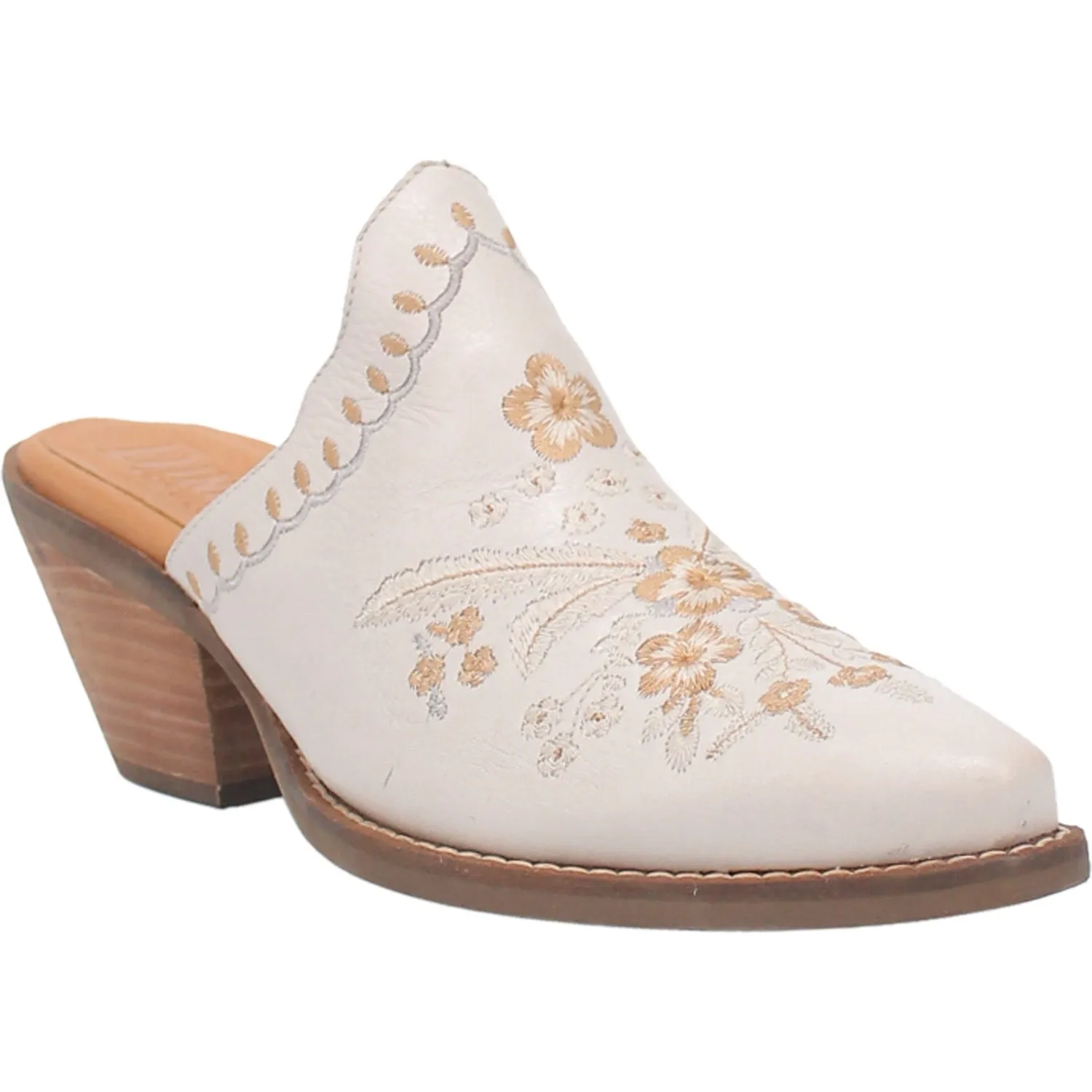 WILDFLOWER LEATHER MULE