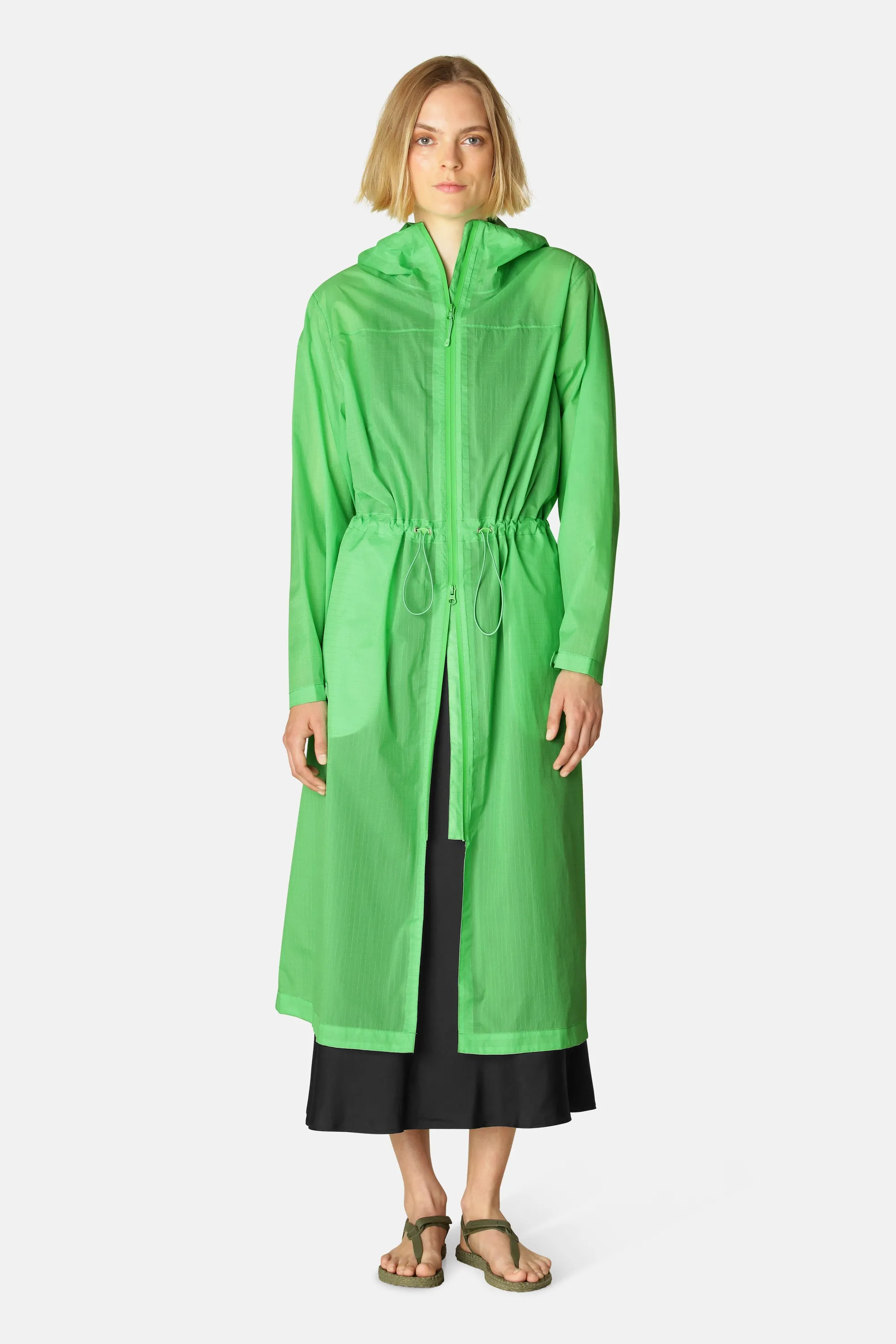 Windbreaker Parka - Bright Green