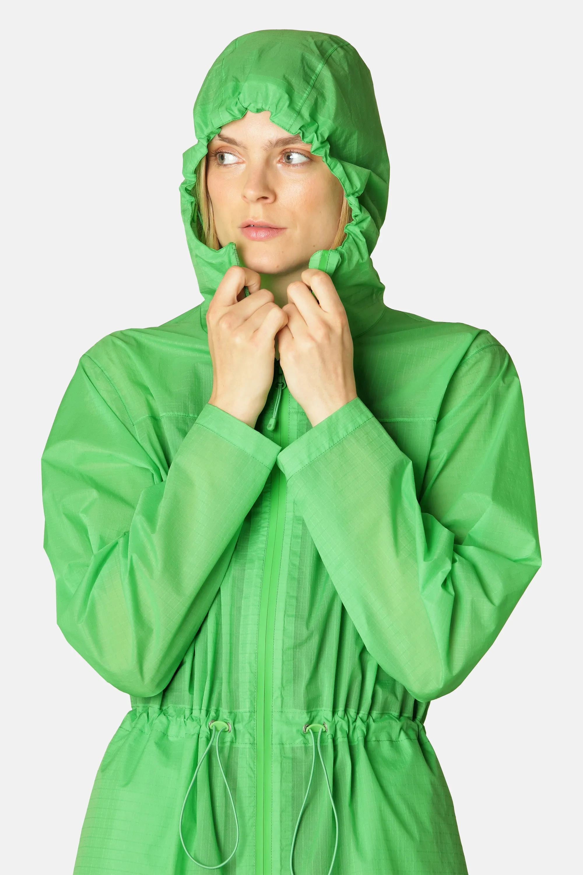 Windbreaker Parka - Bright Green