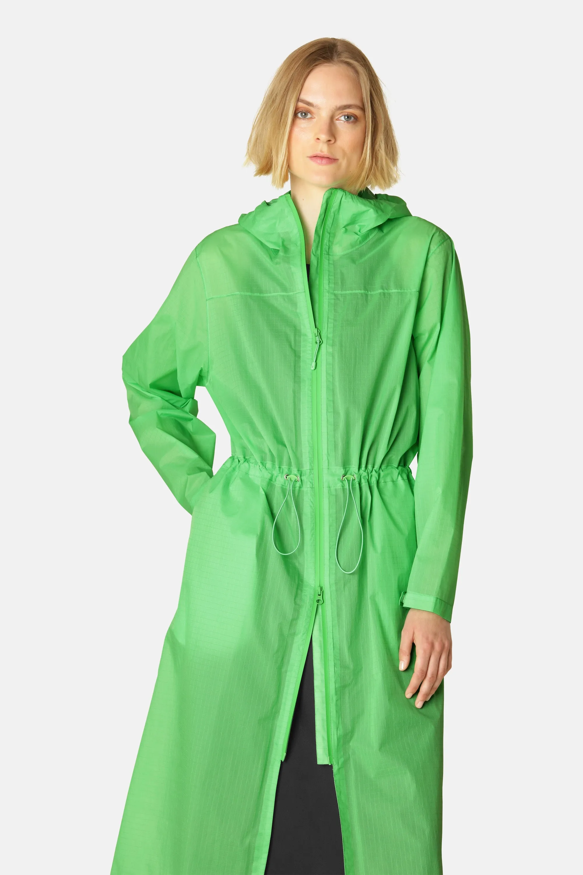 Windbreaker Parka - Bright Green