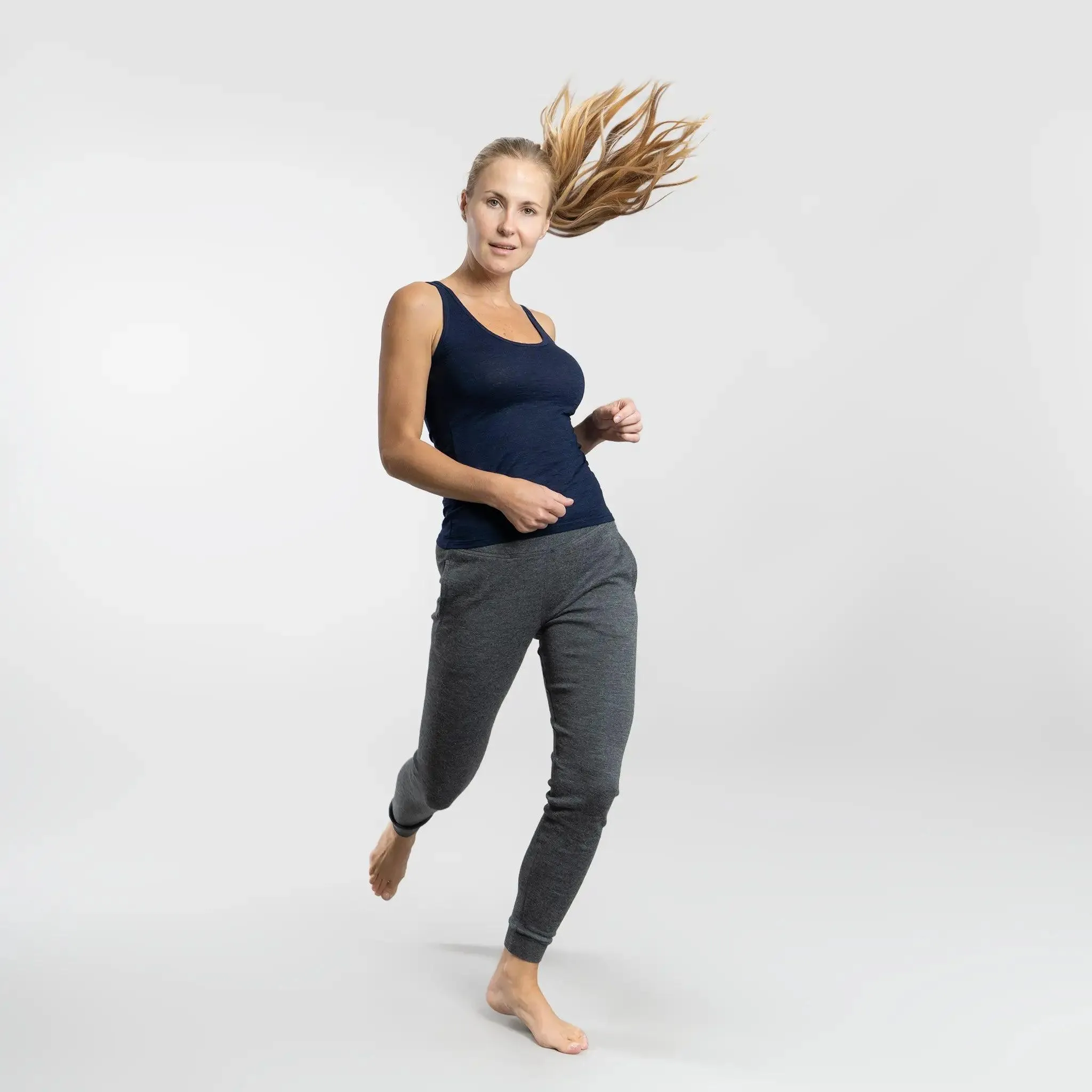 Women's Alpaca Wool Joggers: 300 Lightweight