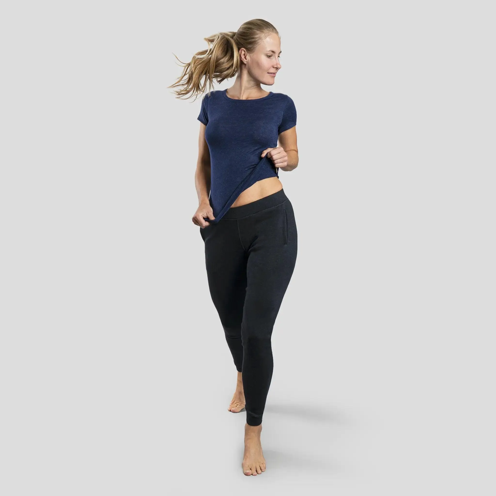 Women's Alpaca Wool Joggers: 300 Lightweight