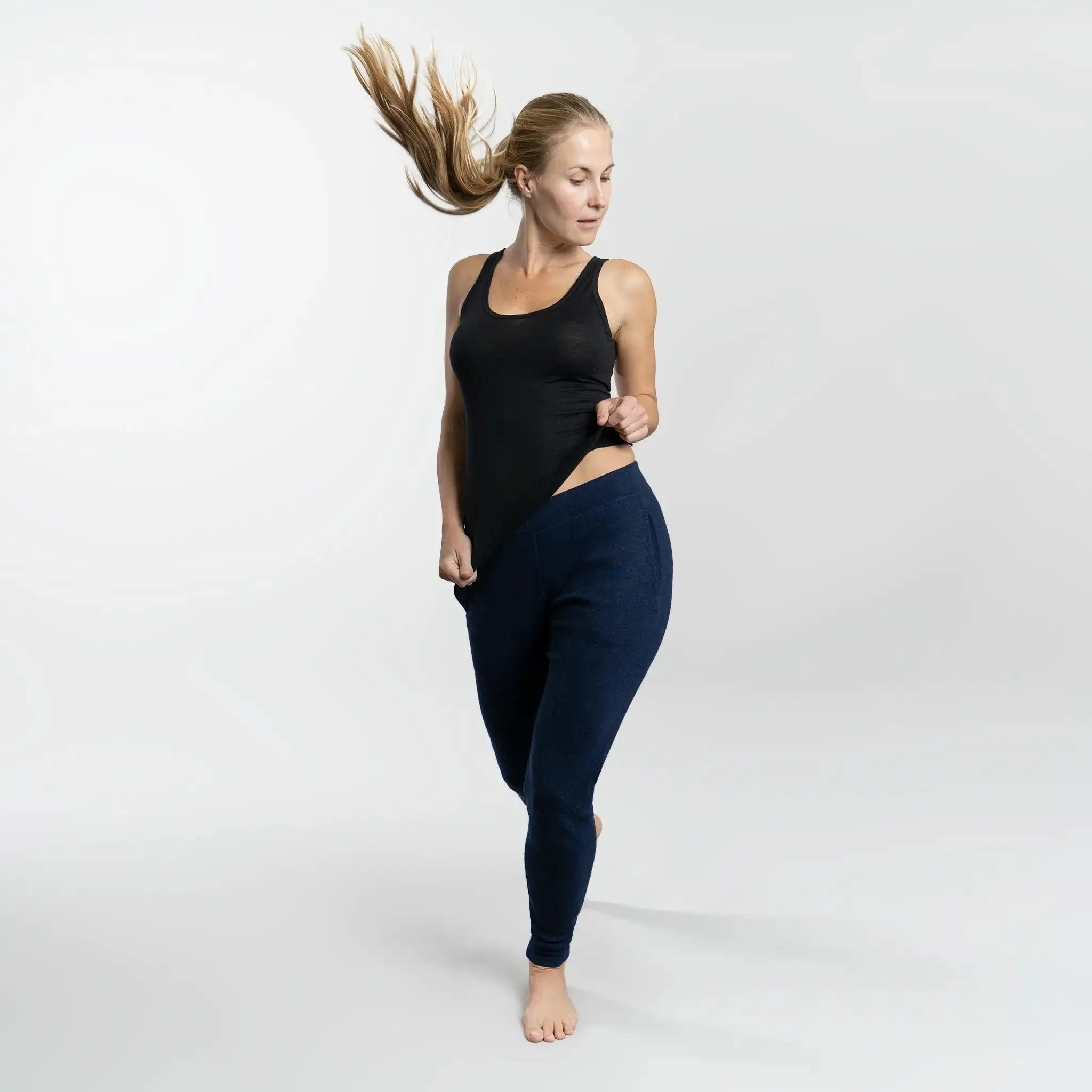 Women's Alpaca Wool Joggers: 300 Lightweight