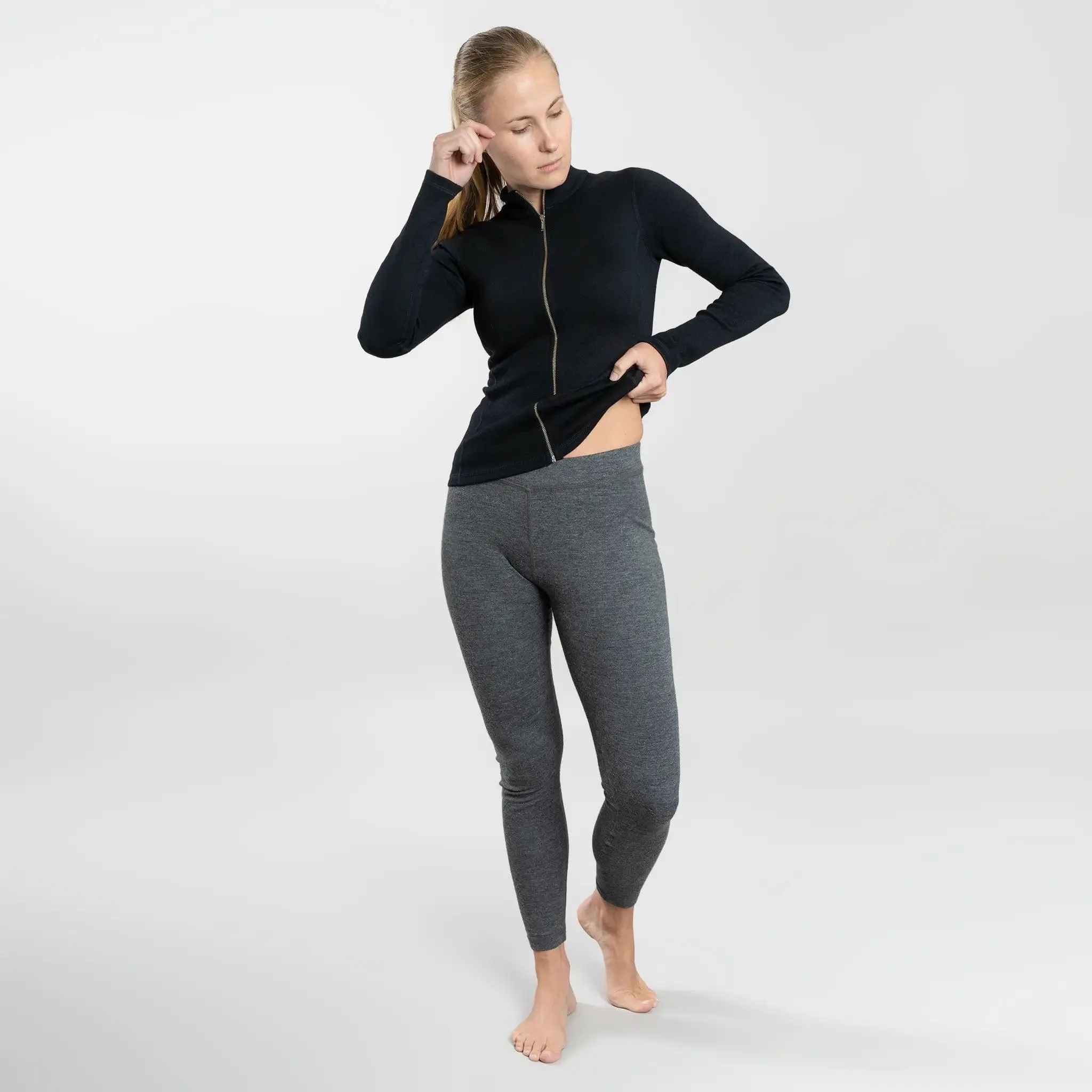 Women's Alpaca Wool Leggings: 300 Lightweight