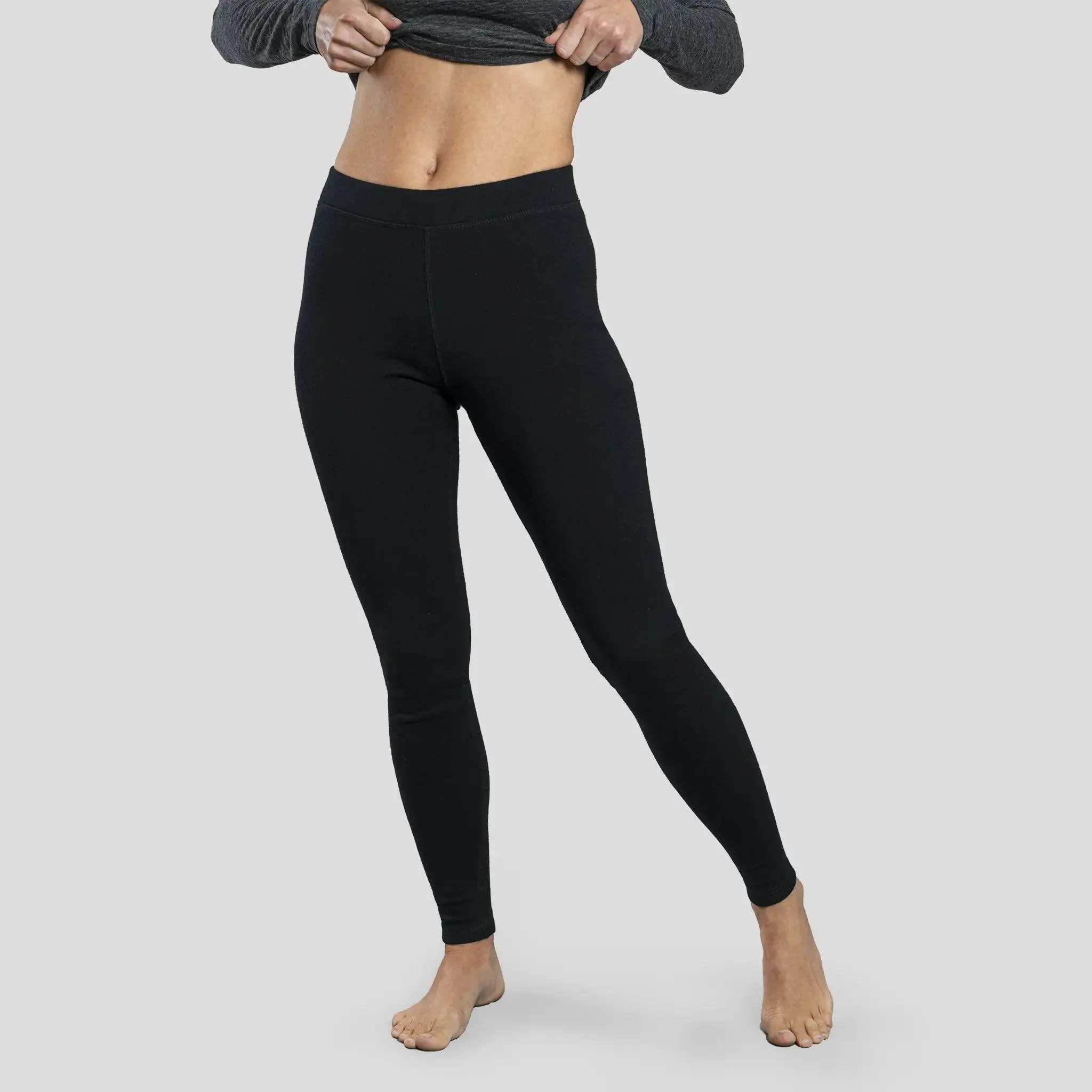 Women's Alpaca Wool Leggings: 300 Lightweight