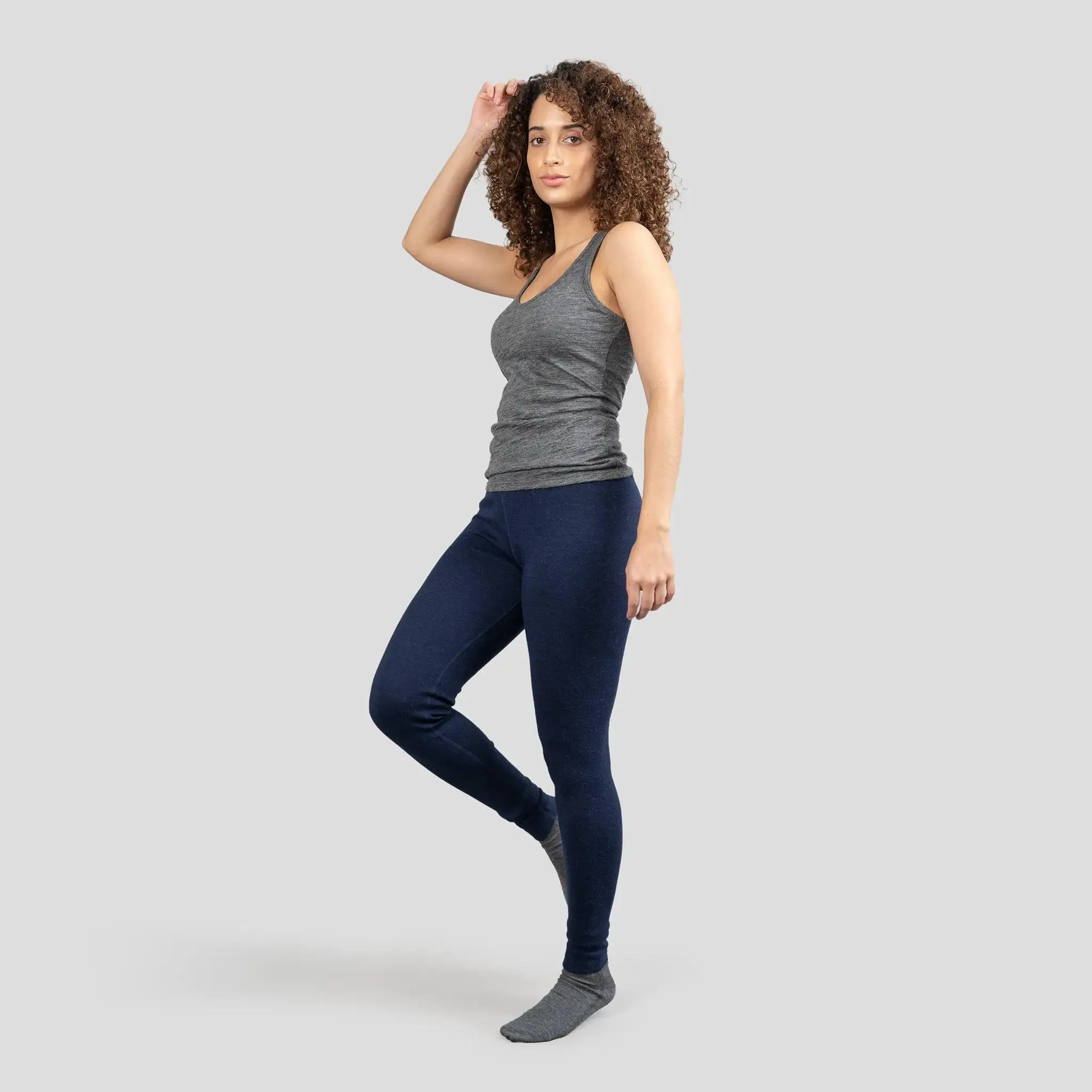 Women's Alpaca Wool Leggings: 300 Lightweight